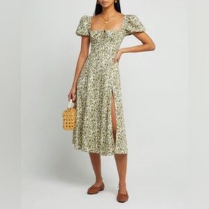 Kourt Cotton Peasant Dress